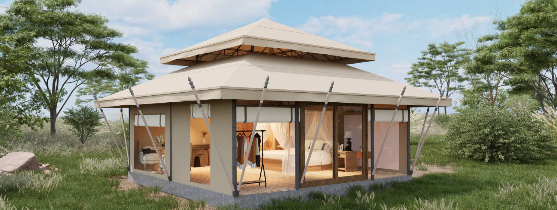 内江户外野奢帐篷